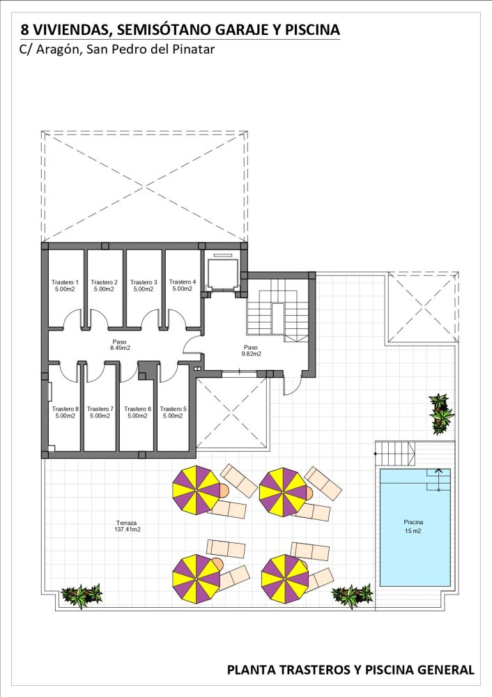 Huoneisto Lo Pagan, Murcia, Espanja 2 makuuhuonetta, 73 m2 No. 197224