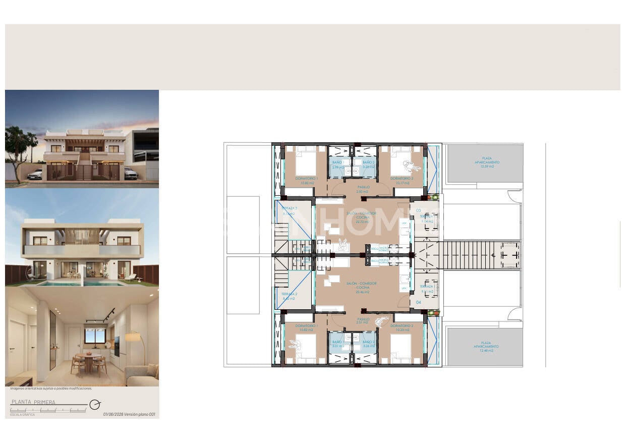 Penthouse in San Pedro del Pinatar, Murcia, Spain 2 bedrooms, 60 sq.m. No. 198082