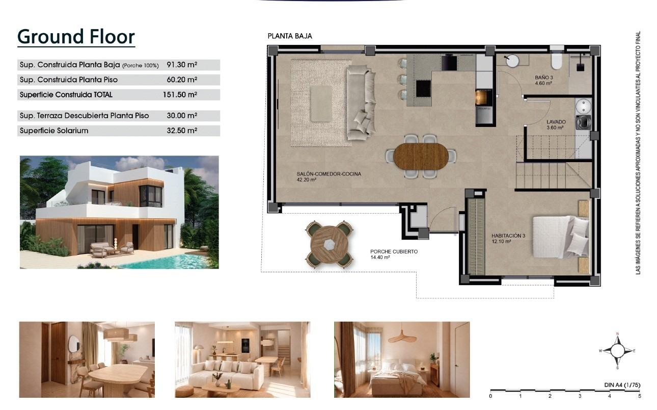Villa in Vistabella, Alicante, Spain 3 bedrooms, 152 sq.m. No. 198822