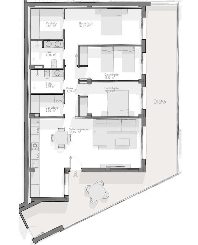 Apartament w Aguilas, Murcia, Hiszpania 3 sypialnie, 103 mkw. nr 197508