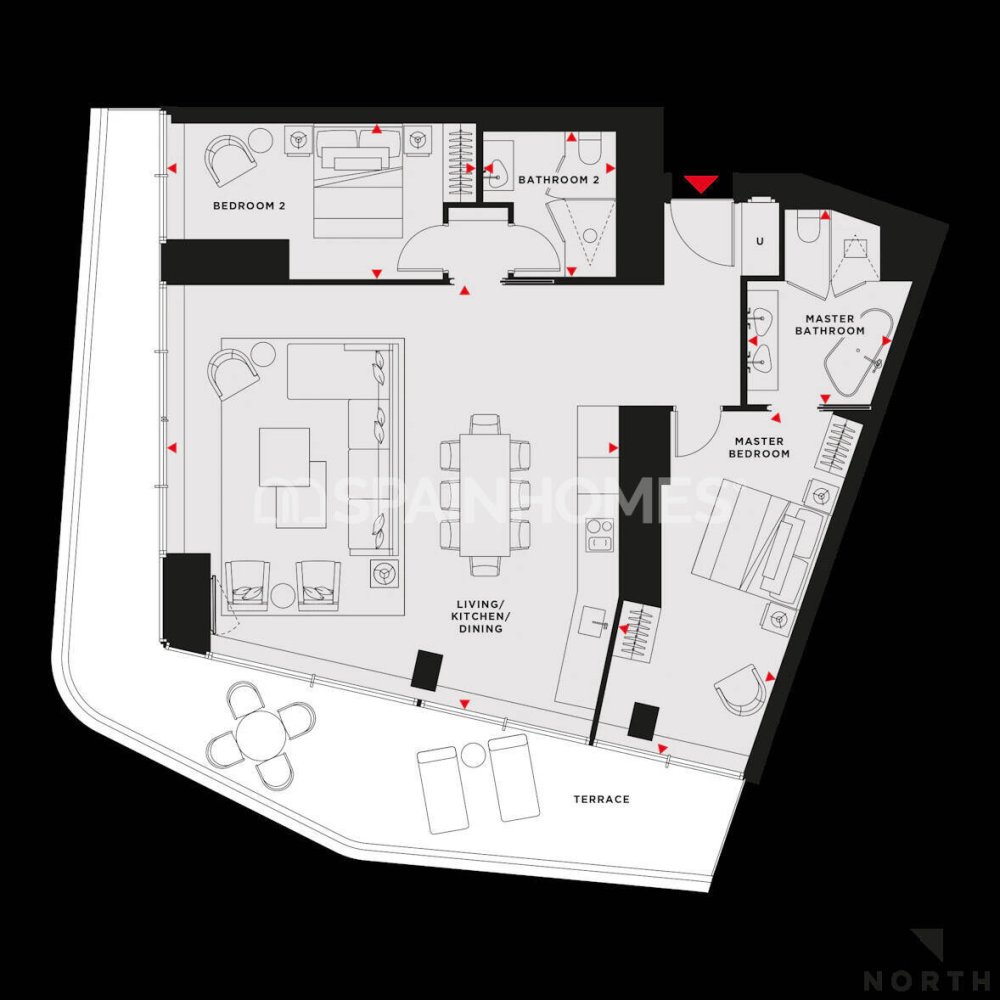 Apartamento en Barcelona, España 4 dormitorios, 272 m2 No. 200038