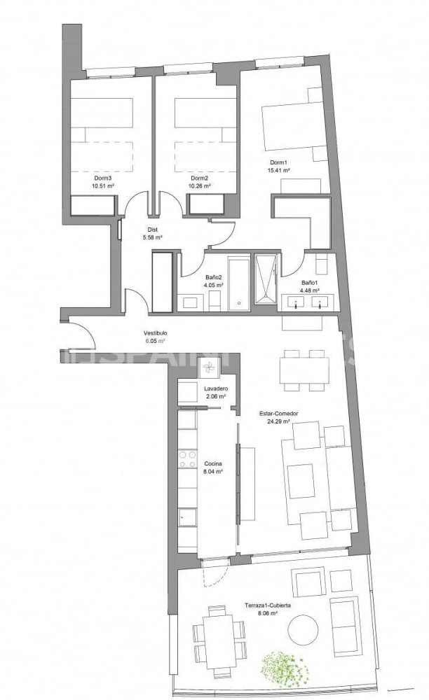 Huoneisto Torremolinos, Malaga, Espanja 3 makuuhuonetta, 123 m2 No. 138485