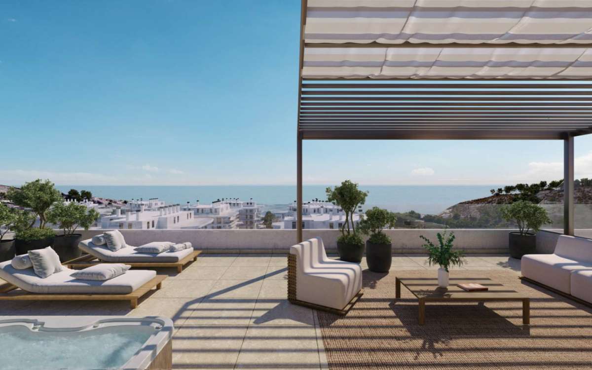 Penthäuser in Villajoyosa, Alicante, Spanien 3 Schlafzimmer, 133.88 m2 Nr. 198098