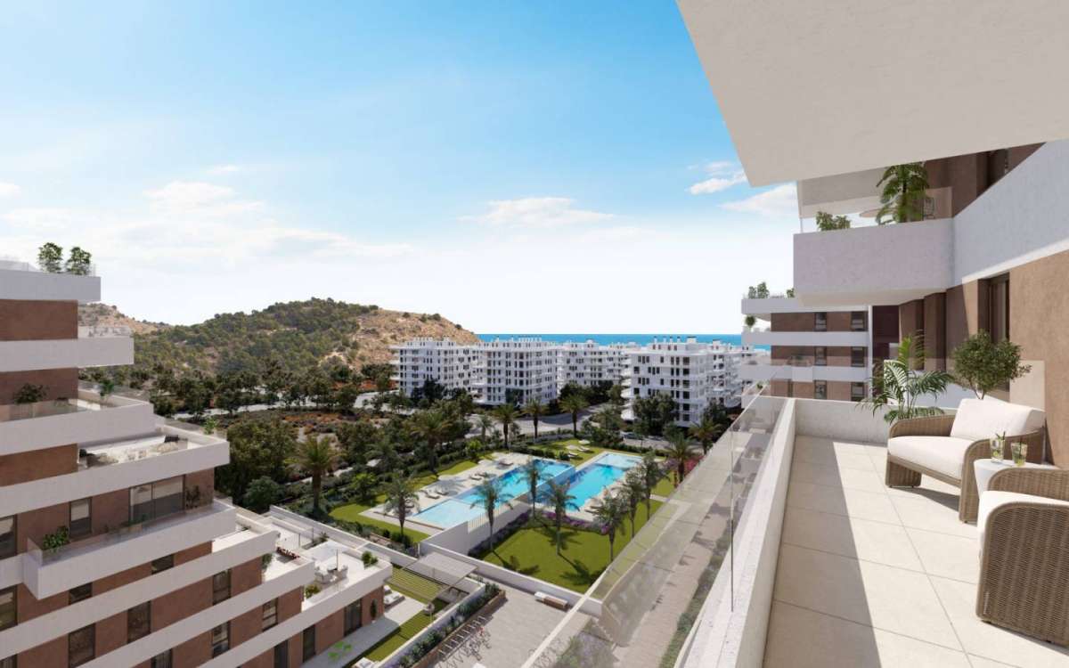 Penthäuser in Villajoyosa, Alicante, Spanien 3 Schlafzimmer, 133.88 m2 Nr. 198098