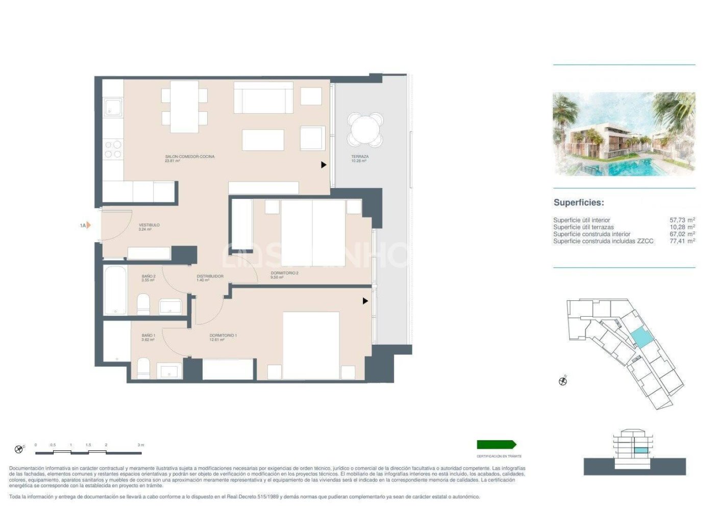 Apartment à Javea, Alicante, Espagne 2 chambres, 63 m2 No. 197130