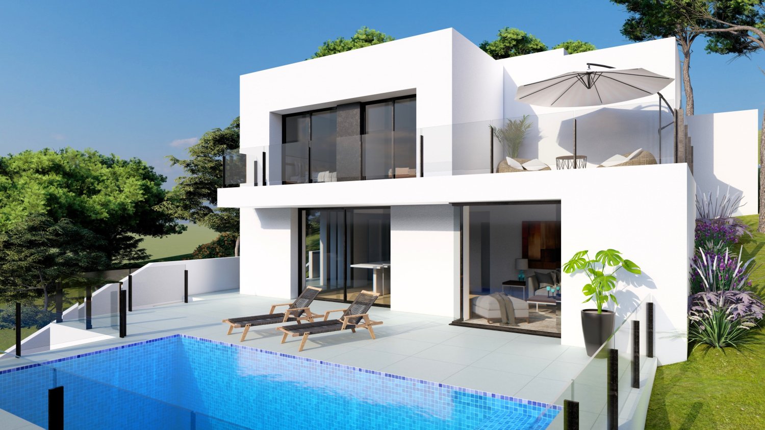 Huvila Benitachell, Alicante, Espanja 2 makuuhuonetta, 143 m2 No. 199058