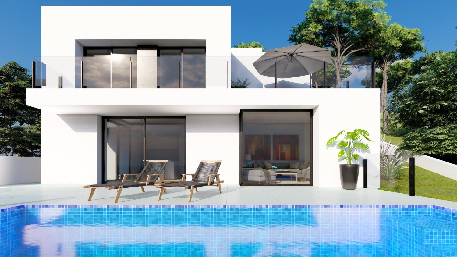 Huvila Benitachell, Alicante, Espanja 2 makuuhuonetta, 143 m2 No. 199058