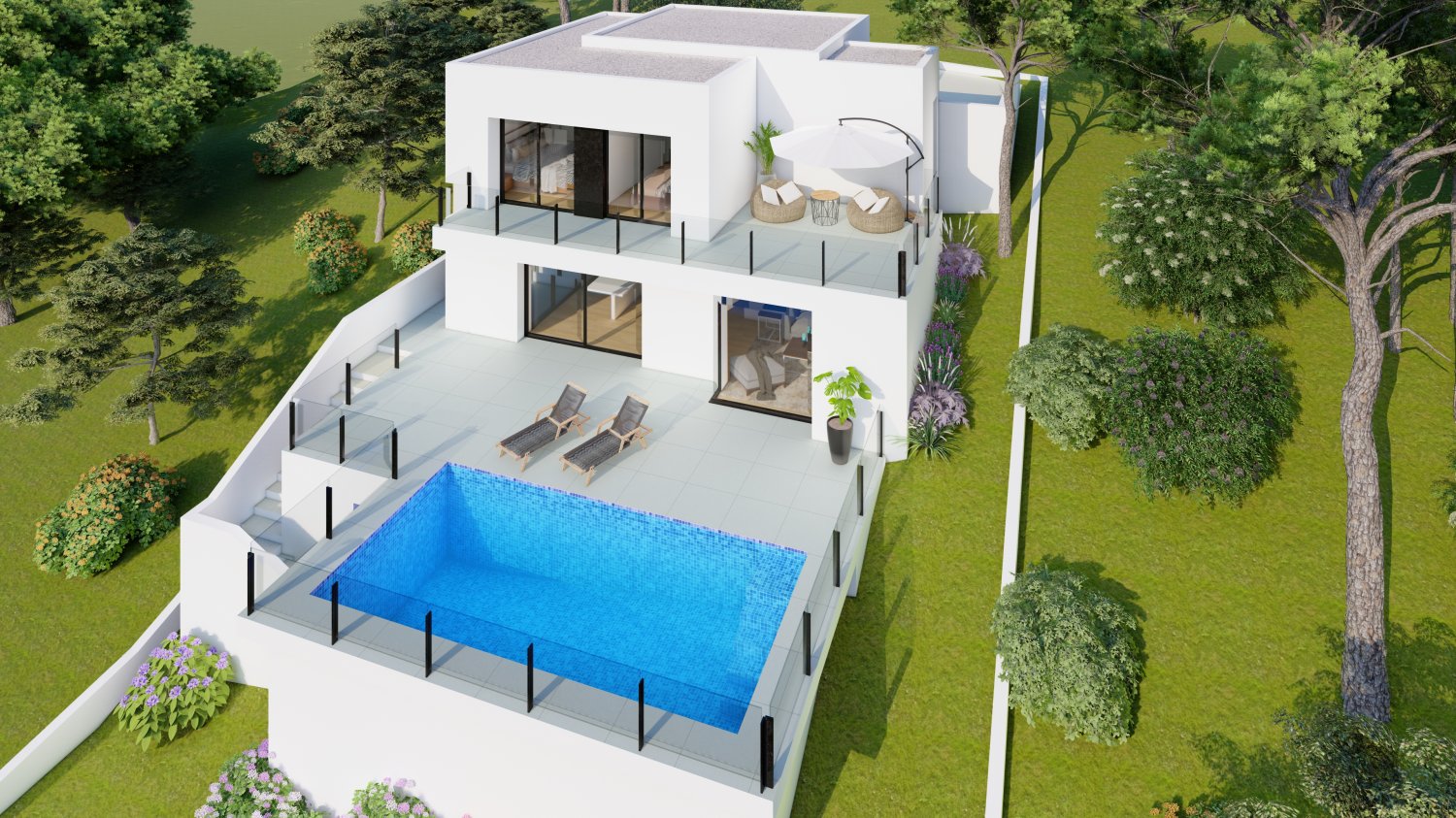 Huvila Benitachell, Alicante, Espanja 2 makuuhuonetta, 143 m2 No. 199058