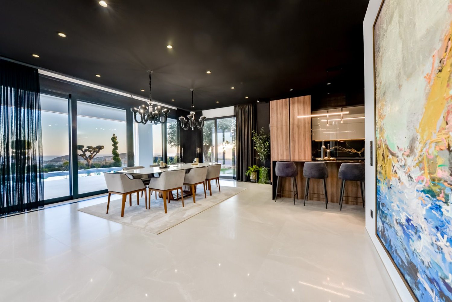Huvila Finestrat, Alicante, Espanja 8 makuuhuonetta, 998 m2 No. 200043