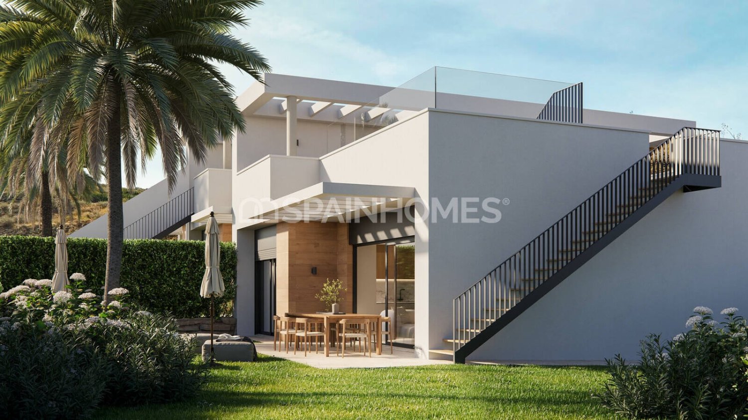 Villa i Mijas, Malaga, Spanien 2 sovrum, 65 kvm. Nr. 199973