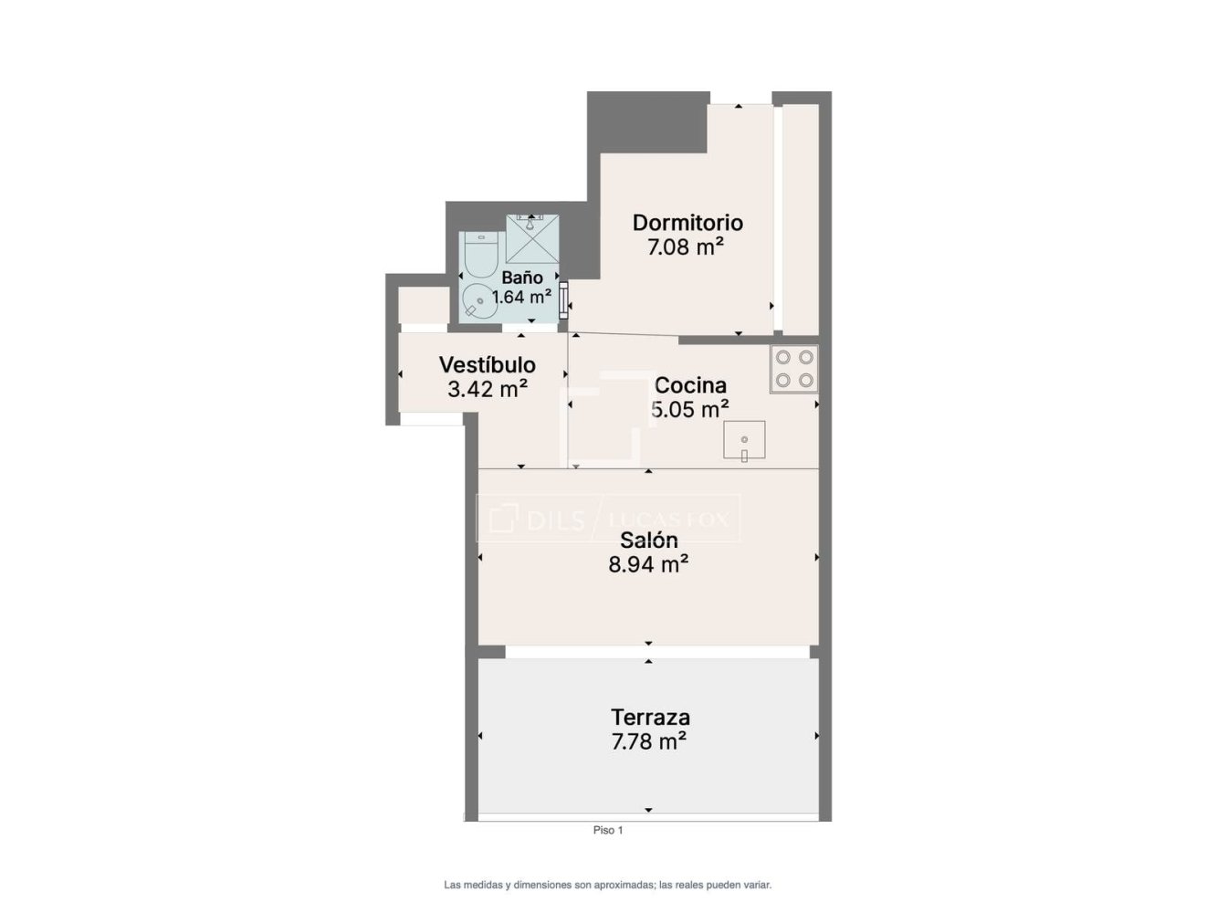 Dzīvoklis Sitges, Barcelona, Spānijā 1 istaba, 33 m2 Nr. 195603