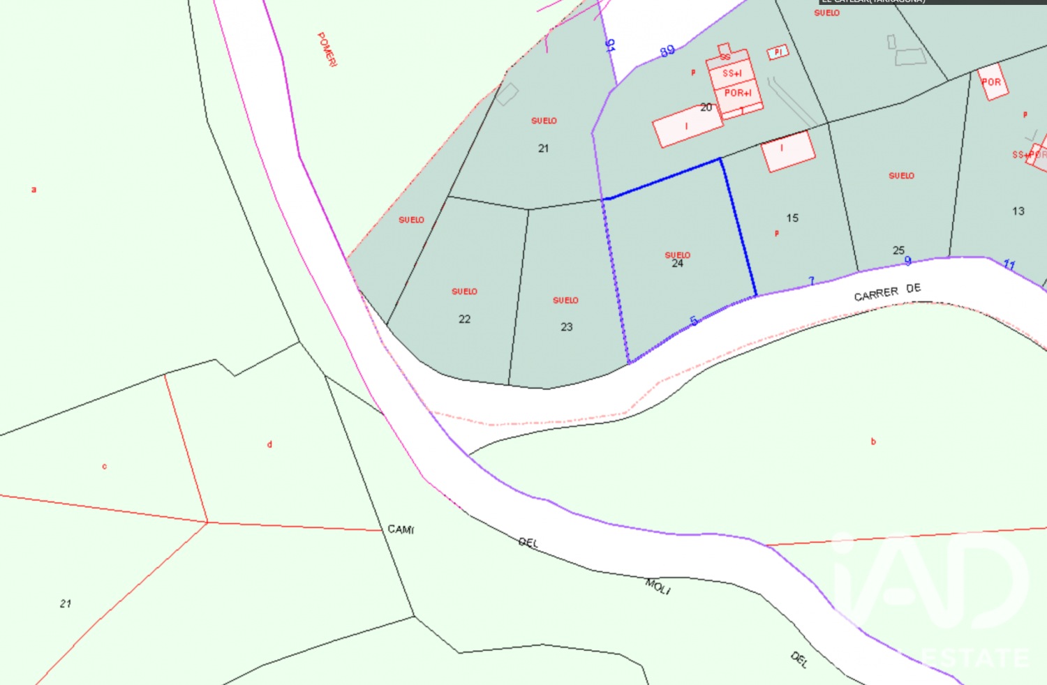 Land plot à El Catllar, Tarragona, Espagne 719 m2 No. 198676