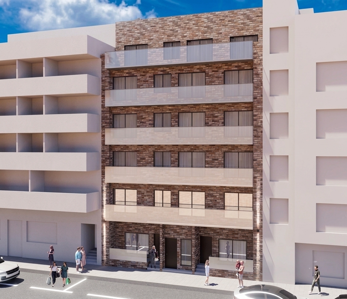 Apartamento en Torrevieja, Alicante, España 2 dormitorios, 73 m2 No. 191016