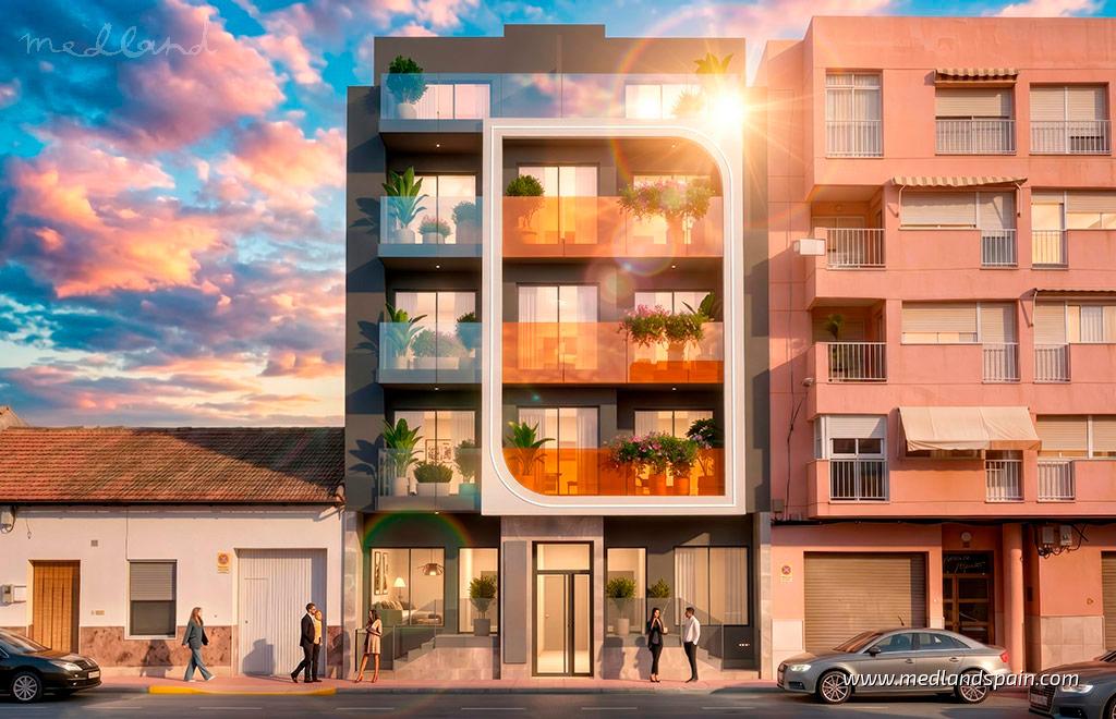 Apartament w Guardamar del Segura, Alicante, Hiszpania 2 sypialnie, 75 mkw. nr 197646