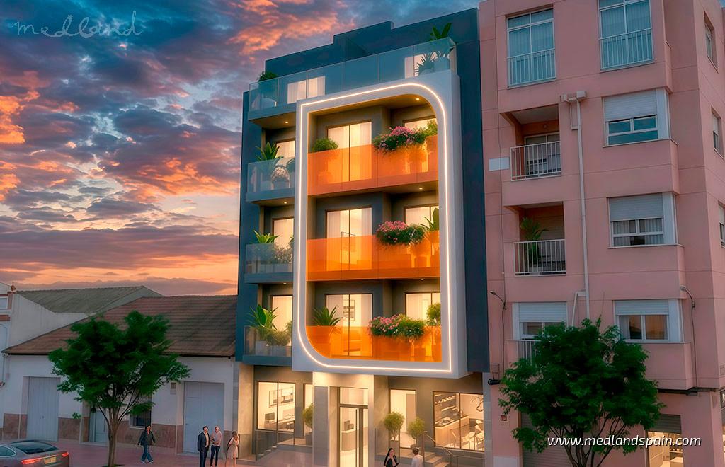 Apartament w Guardamar del Segura, Alicante, Hiszpania 2 sypialnie, 75 mkw. nr 197646