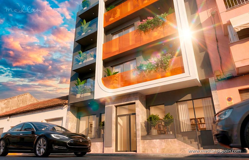 Apartament w Guardamar del Segura, Alicante, Hiszpania 2 sypialnie, 75 mkw. nr 197646