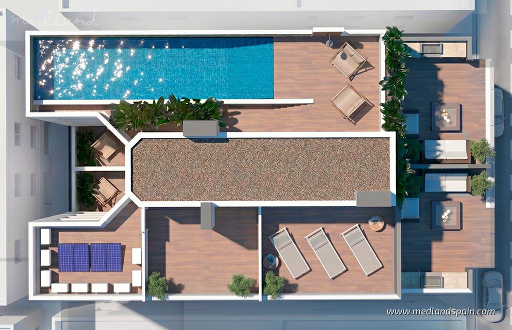 Apartament w Guardamar del Segura, Alicante, Hiszpania 2 sypialnie, 75 mkw. nr 197646