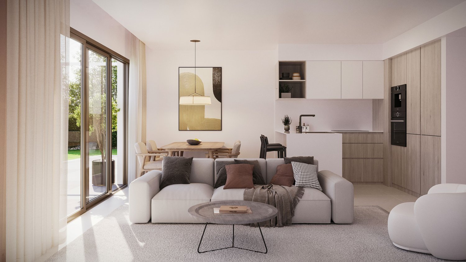 Apartamento en Estepona, Málaga, España 3 dormitorios, 119 m2 No. 197179