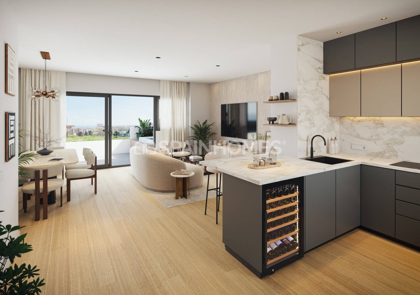Apartment à Fuengirola, Malaga, Espagne 3 chambres, 90 m2 No. 191672