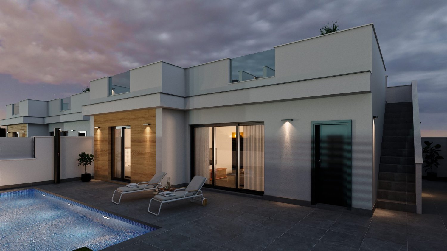 Villa en Roldán, Murcia, España 3 dormitorios, 112 m2 No. 199793