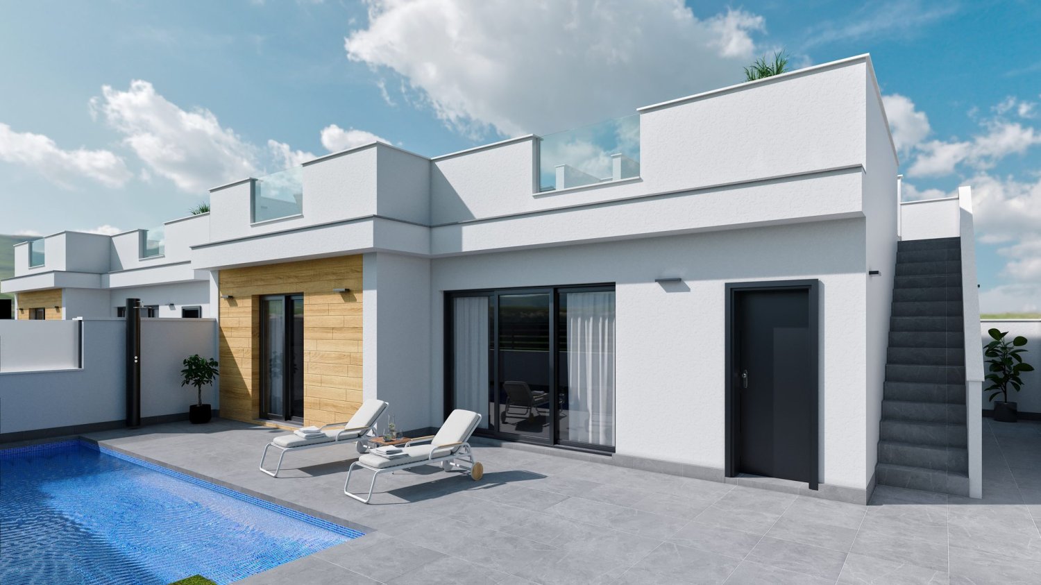 Villa en Roldán, Murcia, España 3 dormitorios, 112 m2 No. 199793