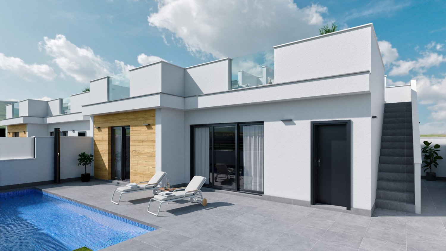 Villa en Roldán, Murcia, España 3 dormitorios, 112 m2 No. 199793