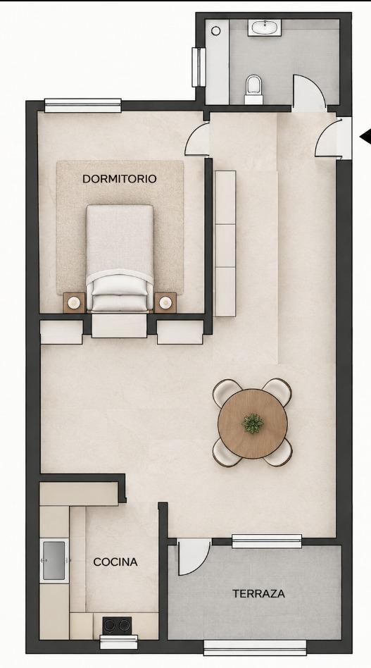 Appartamento a Torrevieja, Alicante, Spagna 1 camera da letto, 49 mq. N° 199001