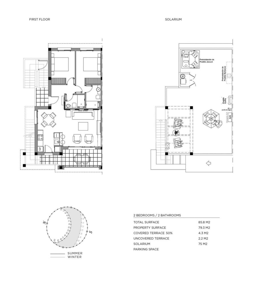 Apartment in Rojales, Alicante, Spain 3 bedrooms, 108 sq.m. No. 147019
