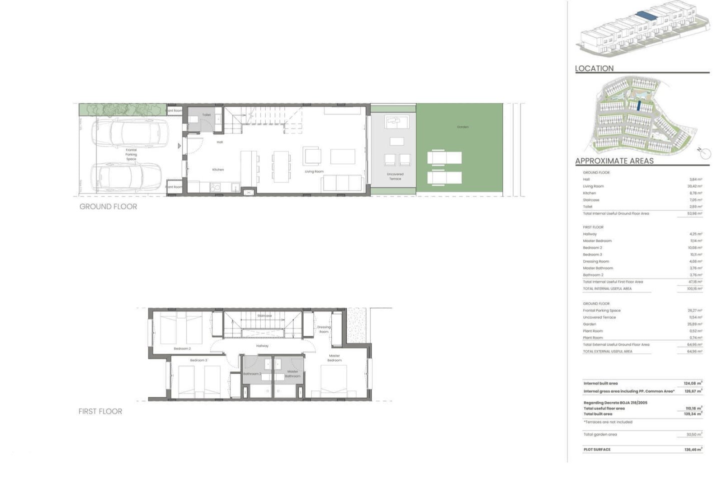 Villa en Mijas, Málaga, España 3 dormitorios, 100 m2 No. 173831