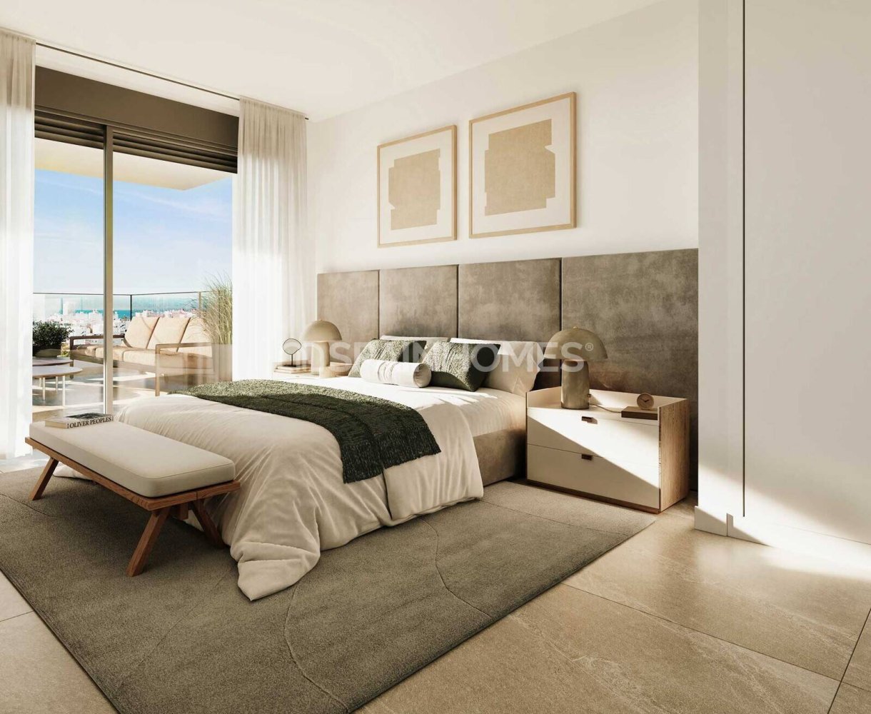 Apartment in Estepona, Malaga, Spain 2 bedrooms, 84 sq.m. No. 121013