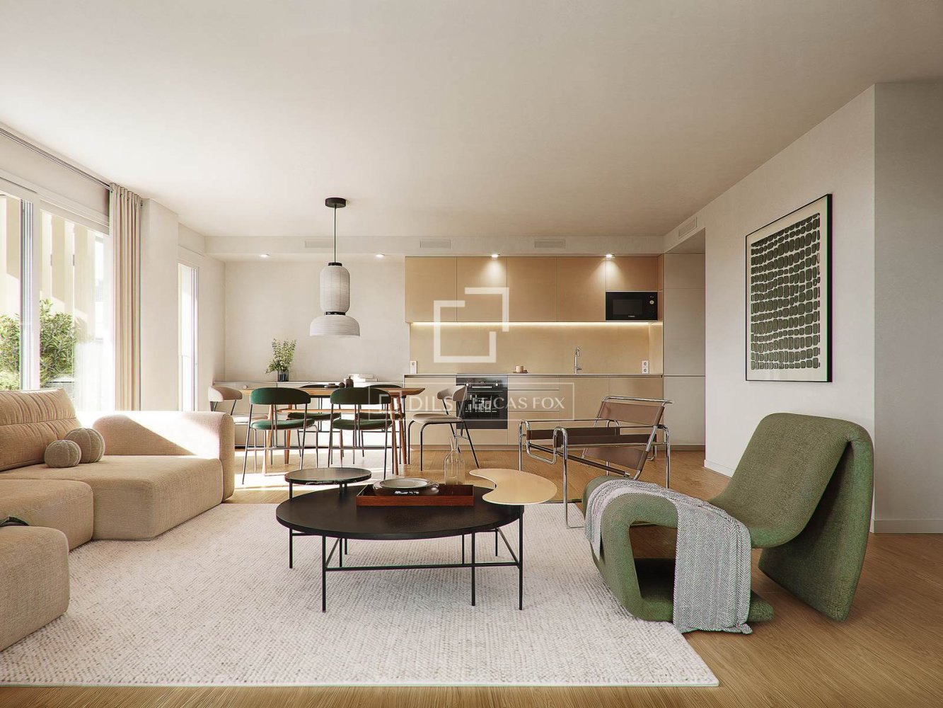 Wohnung in Barcelona, Spanien 2 Schlafzimmer, 76 m2 Nr. 192635