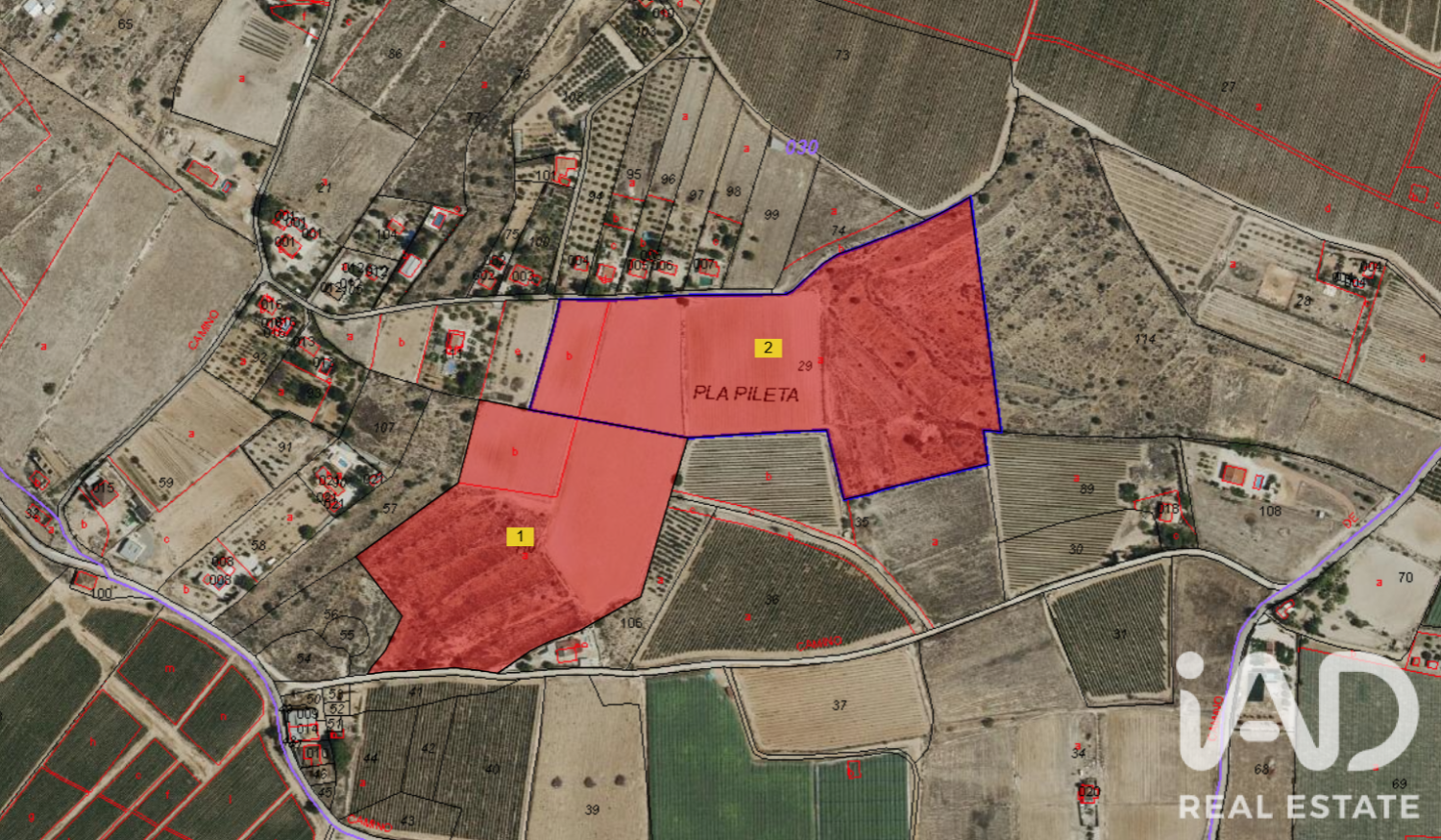 Land plot à Novelda, Alicante, Espagne 75381 m2 No. 198664