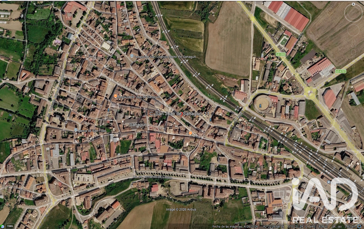 Land plot à Sahagun, Leon, Espagne 150 m2 No. 198725