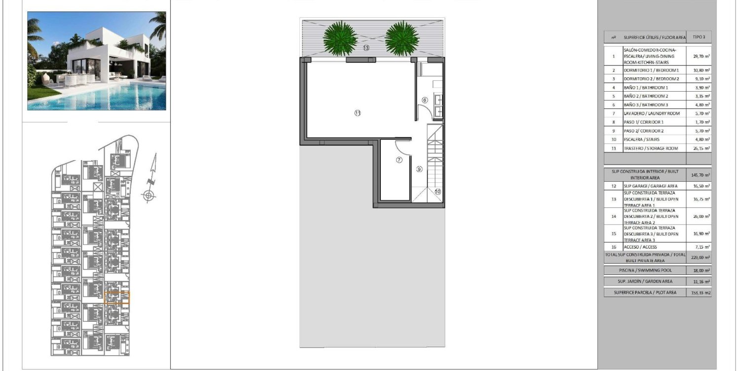 Villa à Benidorm, Alicante, Espagne 3 chambres, 212 m2 No. 197410