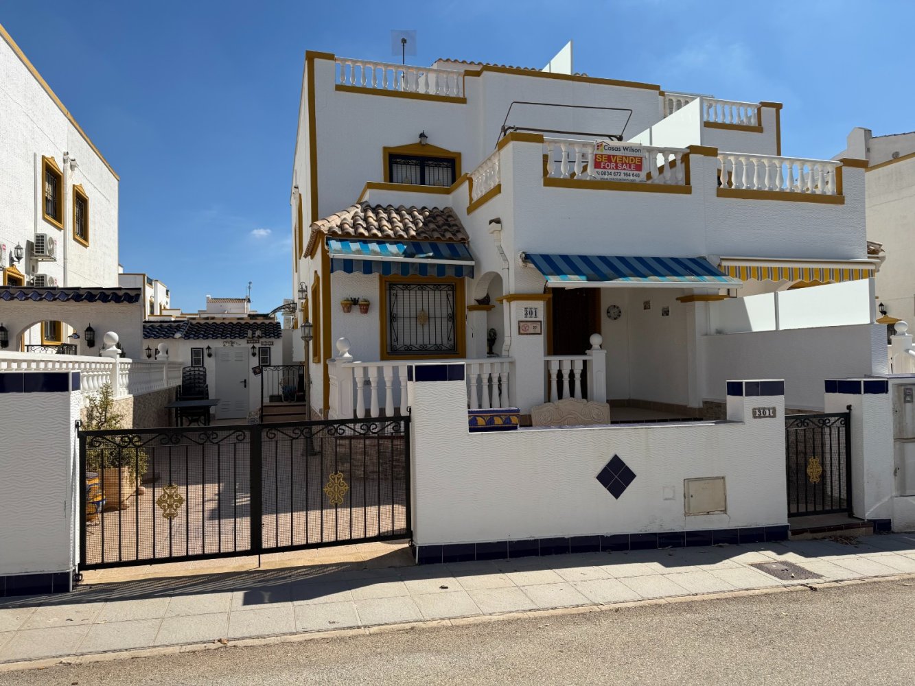 Villetta a schiera a Orihuela, Alicante, Spagna 3 camere da letto, 82 mq. N° 198269