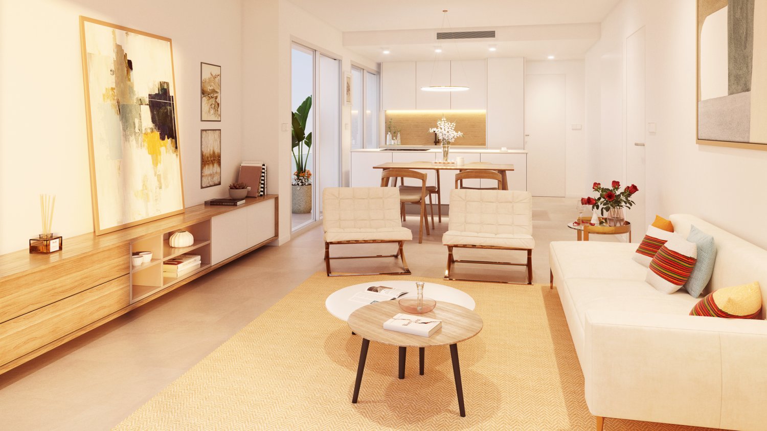 Apartment in Pilar de la Horadada, Alicante, Spain 2 bedrooms,  No. 197090