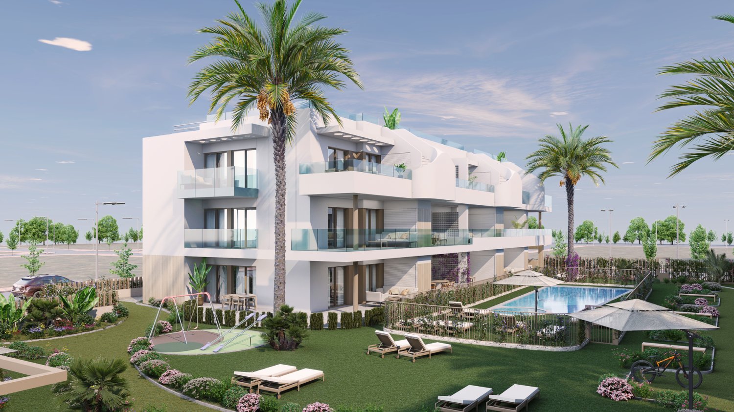 Apartment in Pilar de la Horadada, Alicante, Spain 2 bedrooms,  No. 197090