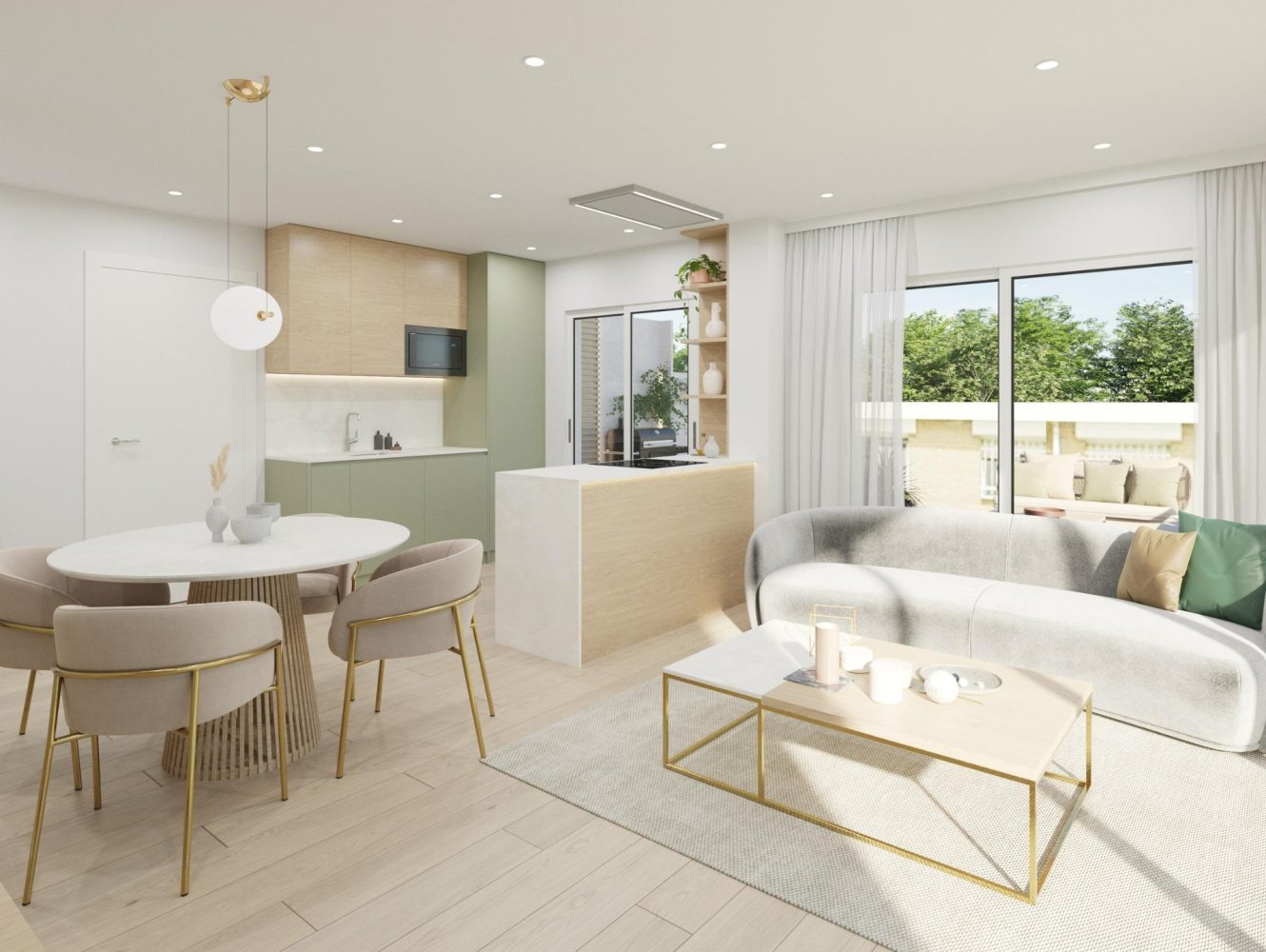 Apartament w Guardamar del Segura, Alicante, Hiszpania 1 sypialnia, 56 mkw. nr 197395