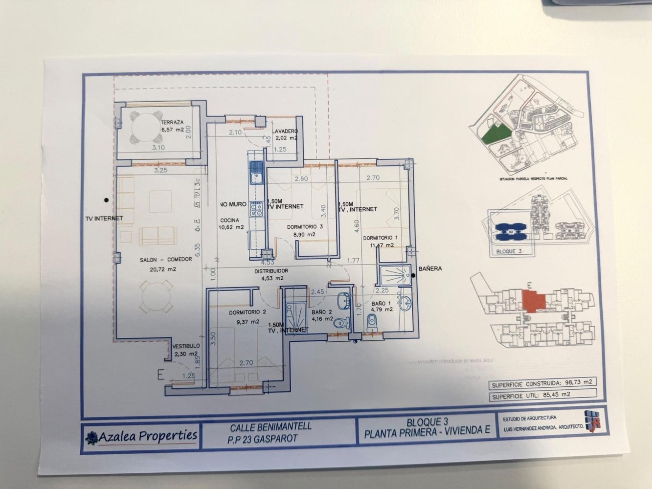 Apartamento en Villajoyosa, Alicante, España 3 dormitorios, 99 m2 No. 196671