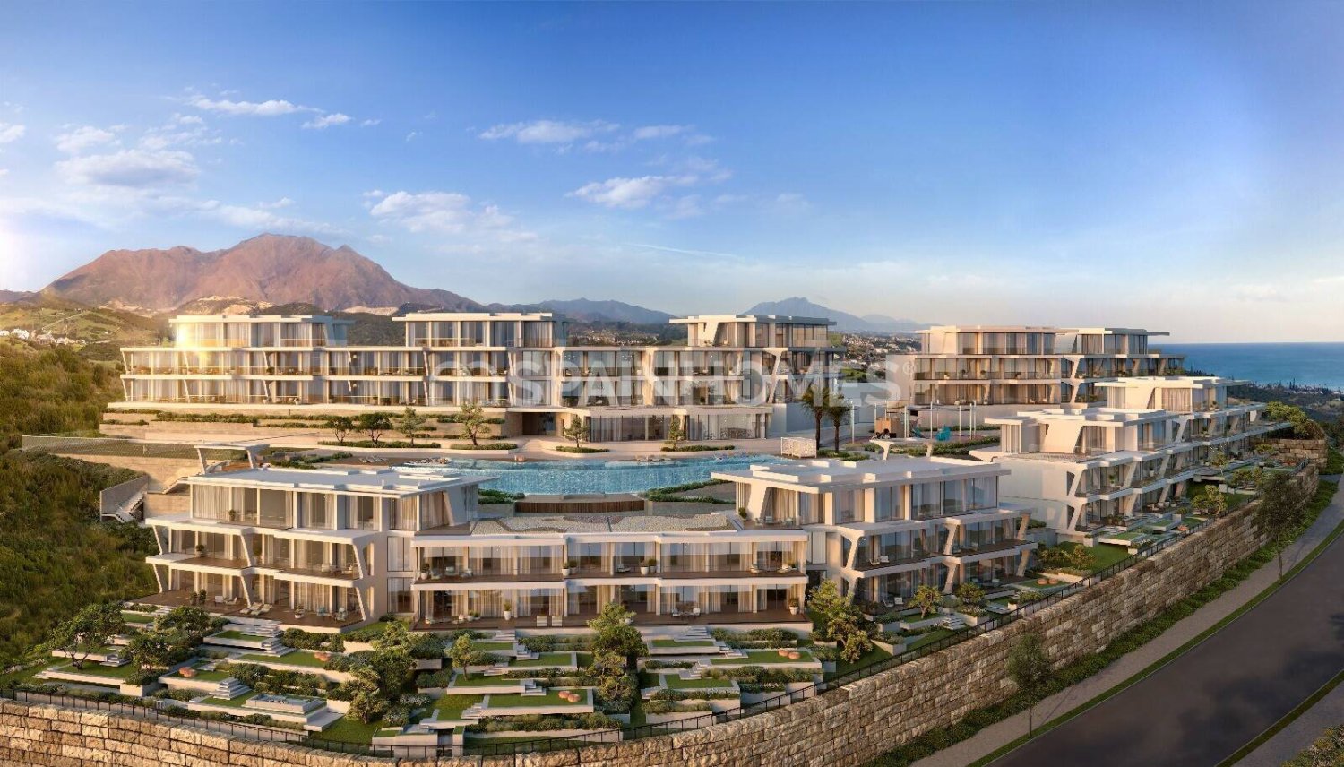 Appartamento a Casares, Malaga, Spagna 2 camere da letto, 107 mq. N° 139769
