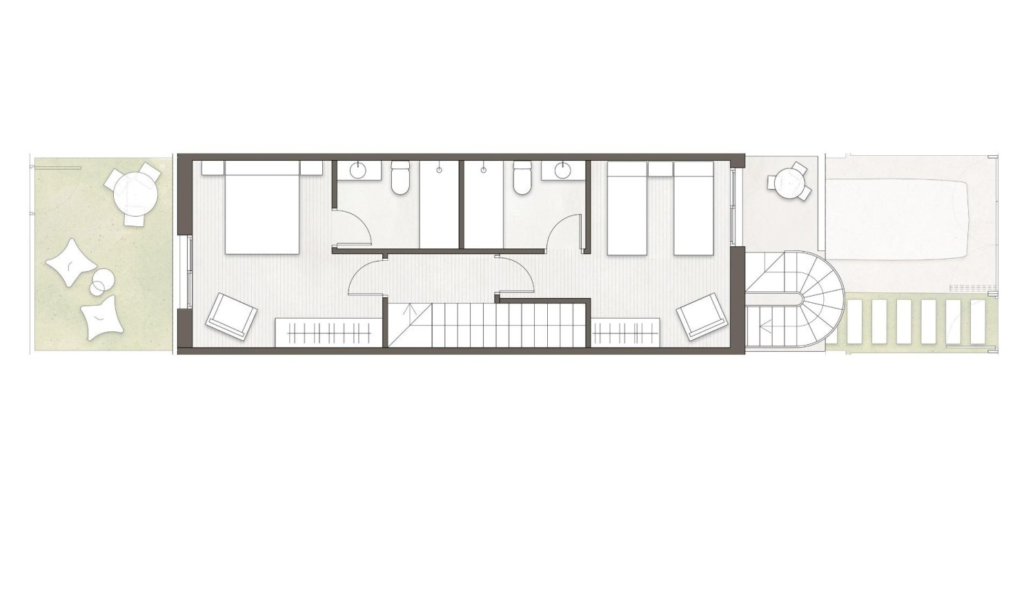 Townhouse in Pilar de la Horadada, Alicante, Spanien 2 Schlafzimmer, 91 m2 Nr. 128591