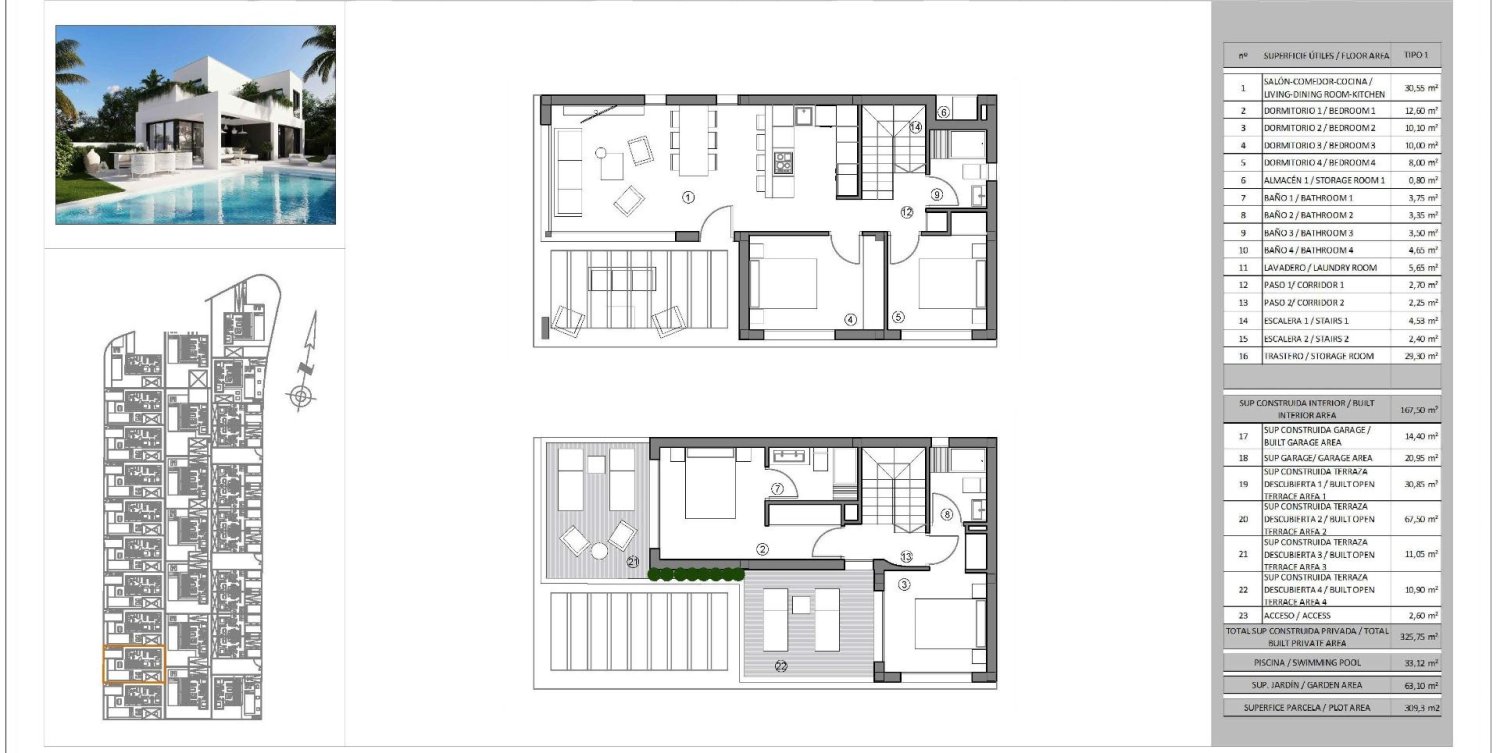 Villa a Benidorm, Alicante, Spagna 5 camere da letto, 348 mq. N° 197576