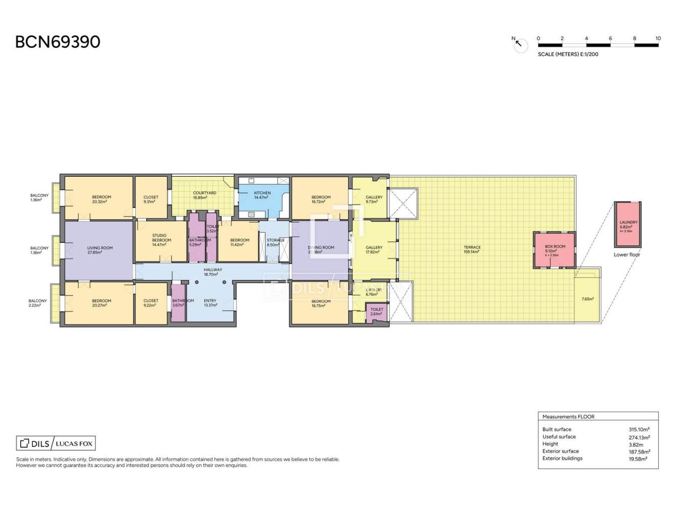 Apartment à Barcelona, Espagne 6 chambres, 315 m2 No. 199174