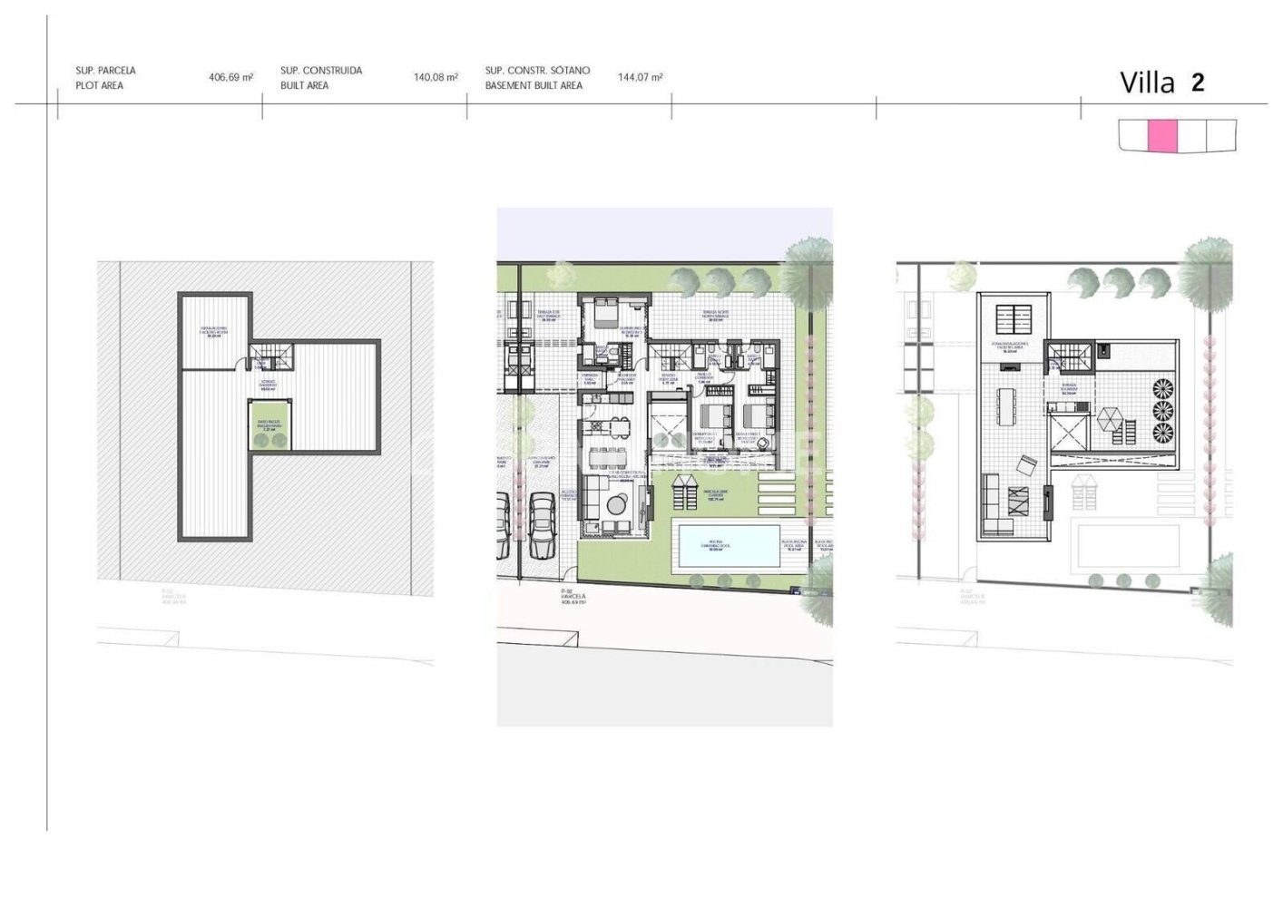 Villa in Torre-Pacheco, Murcia, Spanien 3 Schlafzimmer, 140 m2 Nr. 121022