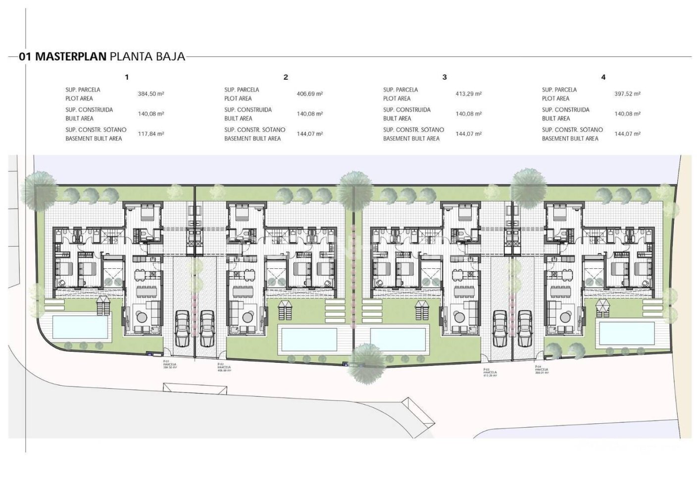 Villa in Torre-Pacheco, Murcia, Spanien 3 Schlafzimmer, 140 m2 Nr. 121022