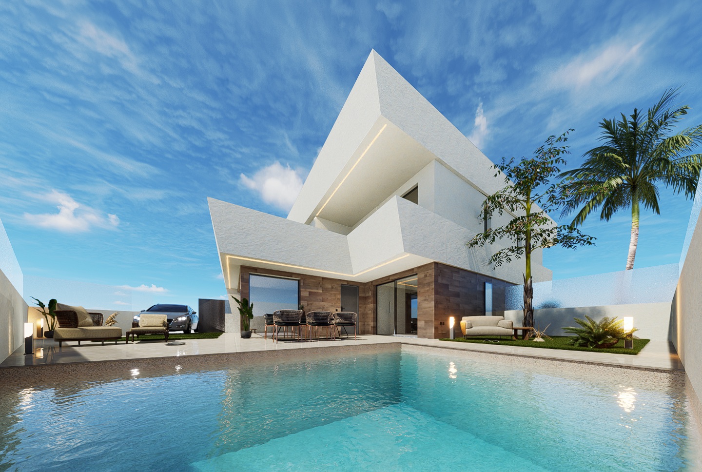 Villa in San Pedro del Pinatar, Murcia, Spain 3 bedrooms, 125 sq.m. No. 198862