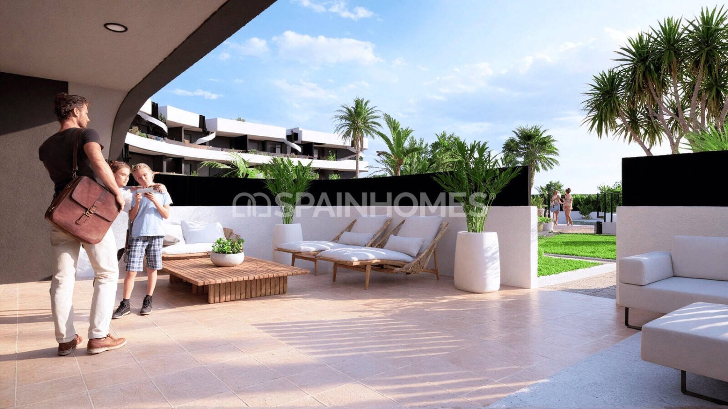 Wohnung in Los Alcazares, Murcia, Spanien 2 Schlafzimmer, 76 m2 Nr. 164345