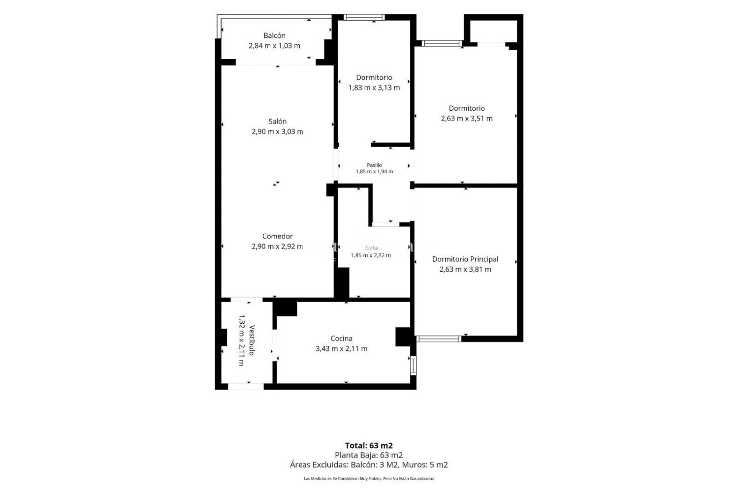 Dzīvoklis Puerto de Santiago, Tenerife, Spānijā 3 istabas, 63 m2 Nr. 199065