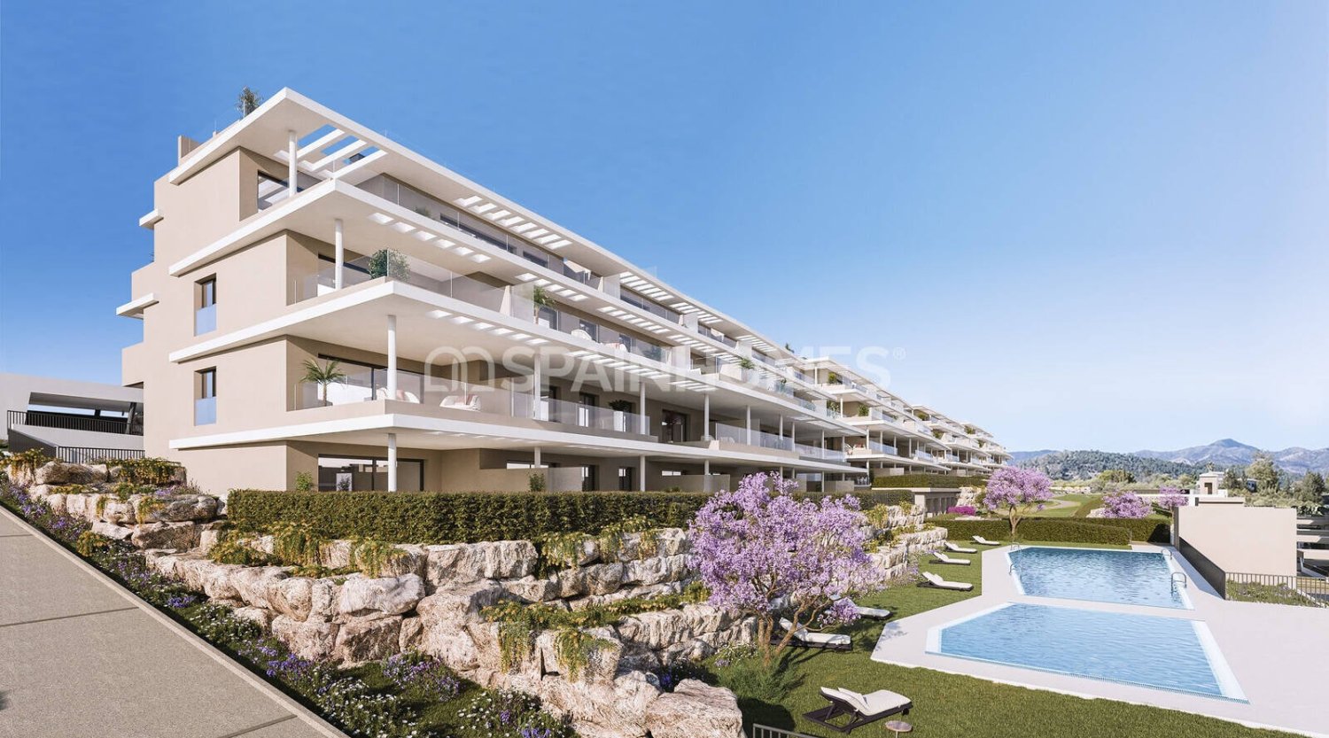 Apartment in Estepona, Malaga, Spain 2 bedrooms, 104 sq.m. No. 197129