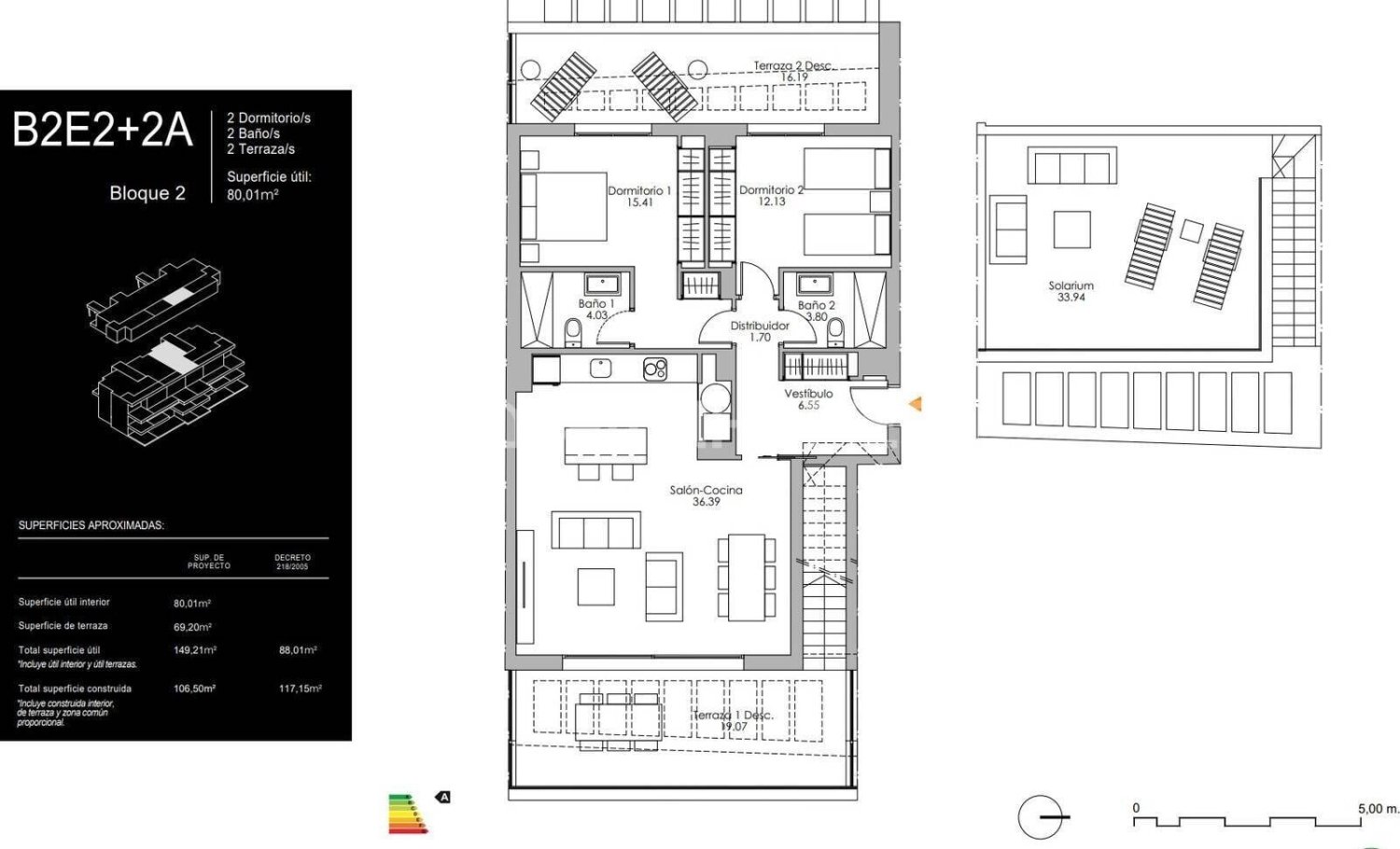 Apartment in Estepona, Malaga, Spain 2 bedrooms, 104 sq.m. No. 197129